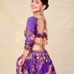 Sanjana Sanghi Instagram - To all you lovely humans, Happy Happy Diwali.💜🪔💫 I hope your life is only filled with endless love, laughter, light & positivity. Thank you for filling mine with that and so much more every single day.