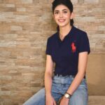 Sanjana Sanghi Instagram - Here’s to the eternal simplicity & ease of my favourite @poloralphlauren shirt, one that’ll never go out of style & stands right by my side whether day or night.🖤 Find your #TrulyTimeless look at @collectiveindia #PoloRLStyle