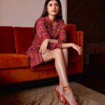 Sanjana Sanghi Instagram - Kicking off birthday week (eep!!🎉) with yet another beautiful day at work.♥️ @saakshakinni • @misho_designs • @zara 👗: @shreejarajgopal 📷 : @thetiltedlens 💄 @nishisingh_muah