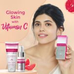 Sanjana Sanghi Instagram - #Ad Super excited to tell you about my Cleanse & Treat skincare combo! Of course it has the goodness of Charmis with Vitamin C.☀️ Vitamin C & Salicylic Acid Facewash for clear & revived skin followed by the light weight Vitamin C Face Serum to keep my glow on! No more skincare woes, because I have this amazing duo! @charmisbyitc Have you tried it yet? Buy now from Amazon, I know you’ll love it as much as I do! .​ . #CharmisDeepRadiance #CharmisGoodness #StepUpToSerum