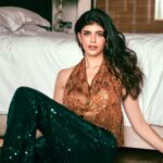 Sanjana Sanghi Instagram - The afterparty.🌲 . . . . | @bharat_rawail • @taskeen_c • @styledbyzainabb |