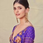 Sanjana Sanghi Instagram - To all you lovely humans, Happy Happy Diwali.💜🪔💫 I hope your life is only filled with endless love, laughter, light & positivity. Thank you for filling mine with that and so much more every single day.