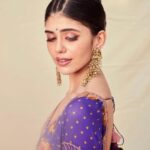 Sanjana Sanghi Instagram - To all you lovely humans, Happy Happy Diwali.💜🪔💫 I hope your life is only filled with endless love, laughter, light & positivity. Thank you for filling mine with that and so much more every single day.