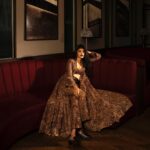 Sanjana Sanghi Instagram - Gorgeousness by @taruntahiliani with a dash of a post-losing-in- Diwali Teen Patti- sulk. 🪔 ♠️ . . | @hoorvi.j.valaya @tamraa.bespokejewelry @inochhiofficial @nitinsaini_hair @ankchikara.artistry | 📸: @pritiza7