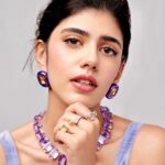 Sanjana Sanghi Instagram - This Diwali let’s see ourselves shine. Let’s express ourselves just how we’d want to. Let’s take the time to hear and think about our own story. Let’s be bold. Be colourful. Be fearless. Let’s be, nothing but truly, us. 💫💜  Like the stunning Swarovski crystals. #IgniteYourDreams @swarovski . . . . . . #Swarovski #SwarovskiJewelry #SwarovskiDiwali #PaidPartnership #Ad
