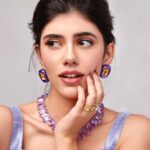 Sanjana Sanghi Instagram - This Diwali let’s see ourselves shine. Let’s express ourselves just how we’d want to. Let’s take the time to hear and think about our own story. Let’s be bold. Be colourful. Be fearless. Let’s be, nothing but truly, us. 💫💜  Like the stunning Swarovski crystals. #IgniteYourDreams @swarovski . . . . . . #Swarovski #SwarovskiJewelry #SwarovskiDiwali #PaidPartnership #Ad