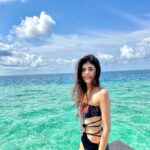 Sanjana Sanghi Instagram - That’s the hope entering 25 🎂: for it to be limitless, peaceful & calm. Thank you, from the bottom most pit of my heart for the abundance of your love, your embrace & blessings. It’s just as warm & fuzzy as the beautiful sun & the sand here. Thank you for making the fire and desire only soar higher to work as hard as I possibly can to tell stories and entertain you. It’s such an honor. I’ve been crazy about birthdays since I was a little girl, as a day to celebrate love, friendship, learnings & life. And it’s been all that, and more. For the first time ever, I chose to make sure to zoom out, get some time away to reset, repurpose. Now, diving back into that ocean - and it’s brimming both with gratitude & overwhelm. ♥️ 🎉 . . . . . . @jwmmaldives @ambitiontravelstours #JWMarriottMaldives #LifeAtJWMarriott 👗: @bornaliicaldeira @malvika_tater wearing : @shivanandnarresh & @in.urbansuburban JW Marriott Maldives Resort & Spa