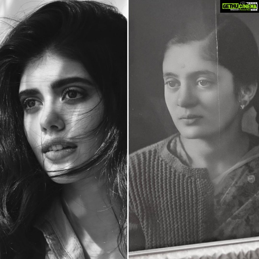 Sanjana Sanghi Instagram - Nani & I at 22. Today marks 7 years to you leaving us Nani. It was my first day of college. The day you had always spoken so much about & insisted I celebrated because you were one of the only girls from your village in Gujarat to go ahead and get a degree in Science at your time, and girls going after education & independence before anything else meant the world to you. You are, and always will be, my biggest inspiration in the world. There can never be anyone as phenomenal as you. The endless generosity of your heart, the sunshine in your eyes and the magnetism of your presence, the clarity of your intent, and the selflessness of your existence. Your belief in the potent power of love. Ma says I’m a reflection of you, I’d be the happiest girl in the world if that were even half true.