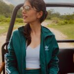 Sanjana Sanghi Instagram - Jungle-y Ja-van-I 🦁🍃☀️ @adidasindia @adidasoriginals #adidasFORUM Corbett