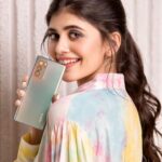 Sanjana Sanghi Instagram – Arm in arm with Glow today.☺️
#GetTheGlow ✨

#OPPOReno6Series coming soon!