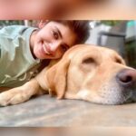 Sanjana Sanghi Instagram - Here’s to Pranayama mornings starting off just right. But ending even better.🤎🐶 If we thought Simba plays hard to get, doggo Snoop’s a whole league ahead. #MediateEveryday #DoggoTherapy