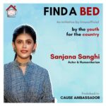 Sanjana Sanghi Instagram - @findabed_in is India’s first national information repository to locate beds for mildly symptomatic patients who do not have the luxury of home quarantine. Spanning 446 cities & towns. By the youth, for the country. You can not only locate COVID centres nearest to you, but also get connected to help in building them. Visit www.findabed.in Sending all the love, strength & prayers to every single one of us fighting various different battles.🤍 #Covid19 #InThisTogether