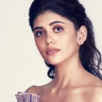 Sanjana Sanghi Instagram - Showtime! 💜⚡️ Wearing the forever fave @amitaggarwalofficial styled by @who_wore_what_when 💄 @themakeupmaven__ ✨ @tejisinghofficial @chandrahas_prabhu