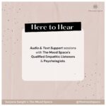 Sanjana Sanghi Instagram - #HereToHear ➡️ Like we agreed earlier, there was never a rule book handed to any of us, on how to cope with a catastrophic pandemic like we presently are. Coping, getting through, and managing our thoughts, fears, anxieties and confusions through this extremely trying time is anything but easy. But things are tough enough, let’s not make them tougher for ourselves. We’re under going a silent mental health crisis amidst all the rest, so let’s please be kind to our mind. With Here-To-Hear, you can book yourselves 30 minute Audio & Text sessions with a Psychologist, or a Qualified Listener anywhere and anytime, absolutely FREE of charge. Let’s not let ourselves even for a moment feel hopeless, or helpless. Let’s disentangle our thoughts. Let’s speak about what’s on our mind. Together, we will rise.🙏❤️ The registration links to access the sessions are in my highlights.⬆️  #NurtureYourMind #MentalHealthSupport #InThisTogether