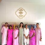Sanjana Sanghi Instagram – Yes, the women of @princessdiyakumarifoundation are just as vibrant and full of color in spirit as they are in these images.🌸💕

Visiting Jaipur for me has now becoming synonymous with ensuring I get to spend time with them and free-flow with every aspect of our lives that is either energising or bothering us. In that, we help each other find solutions to each other’s problems in a way I can hardly put into words.

As their skills continue to grow, so do their dreams and aspirations. And that in itself is the greatest victory. Here’s to endless more years of witnessing their journey, and in my own little way, trying to contribute to it. 💫 

______
@unwomen @unesco #SheIsThePresent #HeForShe #UNSDGS #WomenSupportingWomen Badal Mahal ,City Palace,Jaipur