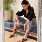 Sanjana Sanghi Instagram - T’was a Dress for Press kinda day ✨ . . . @eshaamiin1 @sahithya.shetty @ritashukla22 @fyorindia