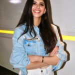 Sanjana Sanghi Instagram - Every day on set is always filled with new learnings, overcoming unforeseen challenges, fear, a lot of satisfaction and making tons of memories - but some days are just more special than others.✨ This extra wide unaesthetic smile post pack up is courtesy one of those extra special days on our film #OmTheBattleWithin 🎥 The kind of day where after endless hours of being up on your feet, you feel nothing but energised to just keep going. Ah, filmmaking, you crazy chaotic process.🤎 👗: @eshaamiin1 @simbolikofficial Flimcity