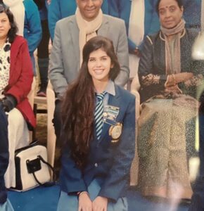 Sanjana Sanghi Instagram - #BackToSchool #LittleSanj
A walk down memory lane to my School Graduation Day, March 2014 & a 17 year old me.
Celebrating A 100 years of Modern School, New Delhi. 🙏

To you, my Alma Mater.

To your nurturing and protective red bricked walls.
To your dismissal of differentiating between girl or boy, or the care of where who came from, 
To your insistence on the arts, to sport, to culture, to learning ways of life outside of just a 4 walled classroom.
To your blue uniform that we wore like armour.

Thank you for helping me find myself,
Thank you for teaching me the power of friendship,
For teachers that understood me & my itch to push myself better than I could ever understand myself,
For memories that I will forever desperately cling onto,
And opportunities that I couldn’t have ever dreamt of for myself.

Thank you for making me realise my love for academia, my passion for social work, for letting me debate on our stage, to perform for hours in our iconic auditorium, and laugh into the night under our beautiful Banyan Tree.

Thank you for giving me a childhood of discovery & liberation.

I am because you are.
20th October 1920-Forever.
@modernat100 #ModernSchoolBarakhambaRoad #BlueBlooded