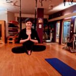 Sanjana Sanghi Instagram - Monkeying around! 🐒 Some Aerial Yoga, Trampoline Cardio, Pilates, with a dash of jumping, kicking, dancing ALWAYS. Life’s about holy mixtures ❤️ #GetMoving #LockdownWithdrawals @fitnessfusion_pilates @skyriaofficial