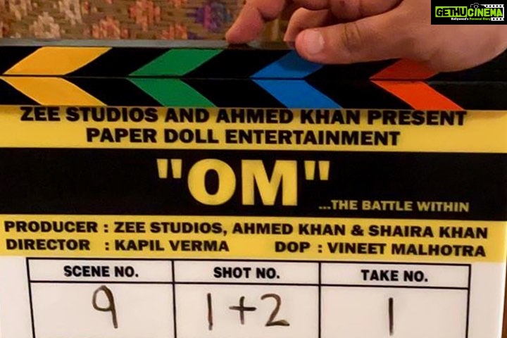 Sanjana Sanghi Instagram - Our beautiful journey begins!! 🖤 DAY 1 with the best @adityaroykapur. 🎥 Most stoked for my next action-thriller “OM:The Battle Within” produced by @zeestudiosofficial, @khan_ahmedasas, and @shairaahmedkhan and directed by @itskapilverma! Need all your blessings ❤️ #Summer2021 @paperdollentertainment @Akshatrsaluja @niketniketan3173