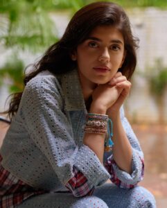 Sanjana Sanghi Instagram - #FunWithFashion •
Reawakened the writer in me with @elleindia 💫
After my days as a student of Journalism at Delhi University. 

This, is dedicated to every single homegrown label in India. Here’s hoping you guys only grow, and prosper, because what you do is so incredibly special. ❤️

Here’s to us artists desperately turning to our characters, penned thoughts & fashion to try & express what we otherwise fail to. #SwipeRightToSeeMore 

Posted @withregram • @elleindia #ELLEexclusive: When it came to bringing her debut film, Dil Bechara, to audiences, @sanjanasanghi96 encountered a uniquely challenging, overwhelming, exhausting and almost confusing circumstance. "I felt like a kid inside a dark cloud, desperately yearning and searching for silver linings and rainbows to add some colour to the darkness that ensued," she writes. The actor then turned to fashion to lighten things up. Link in bio to read her story in her own words. ✨⁠
.⁠
Photograph: @pritiza7 via @sanjanasanghi96⁠
.⁠
#SanjanaSanghi #Bollywood #Celebrity #Movies #Films #Fashion #VocalForLocal @bornaliicaldeira @manalishah_