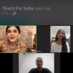 Sanjana Sanghi Instagram - The Power Of Education with @teachforindia #TodaysTeens • That smile on my face is simply because academia, working with students and contributing towards educational upliftment in any & every way has long been the only thing in the world gives me as much joy as performing in front of the camera does. Being a friend of, and Hope Empowerer with Teach For India for me is a blessing & honor. 🙏 For all of us who don’t know what it’s like to not be able to go to school for over 6 months because a deadly virus suddenly began plaguing the world - we may never be able to understand the problems students like Afsar and Shiksha are facing today. The least we can do is try? I’m so so proud of them, their zeal, their bravery and their ability to never be bogged down by the crippling limitations of their circumstance. Here’s to every single student fighting all odds and continuing to grow amidst this Education Crisis. You’re incredibly brave. Let nobody & nothing make you believe otherwise. ❤️ #PowerOfEducation #Covid19 #EducationCrisis #SustainableDevelopmentGoals