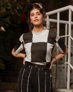 Sanjana Sanghi Instagram - In-betweens from a wee bit of fun for & with @elleindia 🖤📸 #ELLEClosetConversations