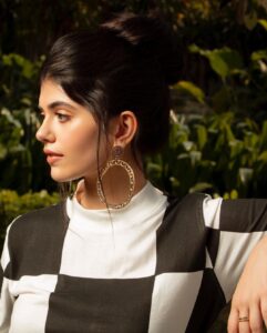 Sanjana Sanghi Instagram - In-betweens from a wee bit of fun for & with @elleindia 🖤📸 #ELLEClosetConversations