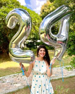 Sanjana Sanghi Instagram - I wish you were here today, Nani.

Every birthday, I find myself with a lump in my throat, lost in my Nani’s memory yet left with a helpless heap of gratitude for the love I have in my life in the form of the incredible people that surround me.

As I’m growing up, I understand a little bit better of what my Nani lived and swore by that I see in my mother every single day that leaves me in endless awe of these beautiful women- ultimately, love & compassion for our people is ALL that matters in this very short life we all have, that cannot be taken for granted.

Not the achievements. Not the accolades. Not the milestones. Just the love.

Nani was a woman with the largest heart - selfless, generous and empathetic, with only love to give, with no ulterior motive. It was her greatest strength and weakness. Yet she got not just that love, but so much more in return.

Here’s to dedicating my 24th birthday in loving memory of my most incredible Nani.

Alongside my sister, forever partner & birthday twin of 2 decades (@mcmegchad )

Here’s to moving towards a brighter world that thrives in spreading love & compassion. 

Thank you, to you all, for giving it to me in such abundance.
Thank you for your ocean of wishes and blessings. 
It is both priceless & precious. ❤️🙏
It leaves me astounded.

——-

Also! Happy birthday to Kizie Basu!! 🎂
Even through the film, I told myself we share the same birthday. I just believe we do! 🥺🤍