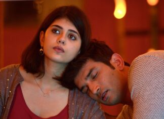 Sanjana Sanghi Instagram - 4:30AM : Manny takes a power nap during a night shoot for Taare Gin, as Kizie lends her shoulder, lost in thought as she always was. #FavouriteMomentsFromSet Jamshedpur