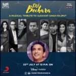 Sanjana Sanghi Instagram - Music has the power to make us relive every single memory. In loving memory of my Manny. Come and catch us live on 22nd July, 2020 at @disneyplushotstarvip and @sonymusicindia and be a part of a magical musical retreat with the best of the best in music. Thank you @arrahman Sir for thinking of this, and doing this. 🤍 This is our small and humble tribute, to the best there will ever be - our beloved Sushant Singh Rajput. 🙏 #SushantSinghRajput @castingchhabra @arrahman @amitabhbhattacharyaofficial @mohitchauhanofficial @shreyaghoshal @arijitsingh @sashasublime @jonitamusic @hridaygattani @sunidhichauhan5 @foxstarhindi #DilBechara