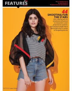 Sanjana Sanghi Instagram - Growing up, we are made to learn that the Indian Constitution visualises India as a nation that will forever uphold the idea of “Unity in Diversity 🇮🇳”

74 years have passed, but the need to truly celebrate this idea has never felt more urgent.

This Independence Day, I get to share with you all a special first - my first ever Magazine Cover!❤️ @themanmagazineindia - @theweek_magazine 

In many ways for me, it symbolises independence - from the limitations we place on ourselves of not daring to even dream our dreams. This Independence Day, let’s celebrate independence from all that we think stops us from getting wherever it is that we want to be. Independence from all negativity, toxicity and malice, and be a part of an India we were destined to be.🙏

__________

Thank you, for this soul searching conversation @sonalissociety . 🤍💫

Catch the Cover Story in the August 2020 issue of the @themanmagazineindia - now out on stands.💚#CoverStar #TheManMagazineIndia #August2020 #HappyIndependenceDay