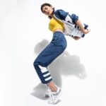 Sanjana Sanghi Instagram - Change, is a team sport 🤛 #SuperstarsOfChange #ChangeIsATeamSport @adidasoriginals Also, self isolation is a team sport. @adidasoriginals & a global movement of culture makers, boundary pushers, and limit breakers 💙🤍 . . . . . . . | Conceptualisation & Creative Direction : yours truly! 👧 • 📸 & 💄: @sabiphotography1 @fixthepic @ivara_makeoversbyshivangi @bornaliicaldeira | [ Part 1/2]