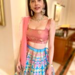 Sanjana Sanghi Instagram - Quick transformation of self : from trying to embrace the lehenga vibe, to believing the lehenga party should never have and never reach it’s logical end 💃 🎈 ♥️ The Imperial, New Delhi