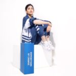 Sanjana Sanghi Instagram - Change, is a team sport 🤛 #SuperstarsOfChange #ChangeIsATeamSport @adidasoriginals Also, self isolation is a team sport. @adidasoriginals & a global movement of culture makers, boundary pushers, and limit breakers 💙🤍 . . . . . . . | Conceptualisation & Creative Direction : yours truly! 👧 • 📸 & 💄: @sabiphotography1 @fixthepic @ivara_makeoversbyshivangi @bornaliicaldeira | [ Part 1/2]