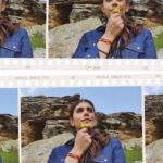 Sanjana Sanghi Instagram – Postcards from filming #DhakDhak in dreamland. 🎥 ⛅️🌈 🌸
#JourneyOfALifetime @dhakdhakjourney 

.
.
.
.
📸: @neelanshmeenai Rohtang Manali