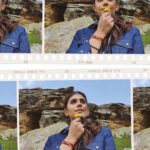 Sanjana Sanghi Instagram - Postcards from filming #DhakDhak in dreamland. 🎥 ⛅️🌈 🌸 #JourneyOfALifetime @dhakdhakjourney . . . . 📸: @neelanshmeenai Rohtang Manali