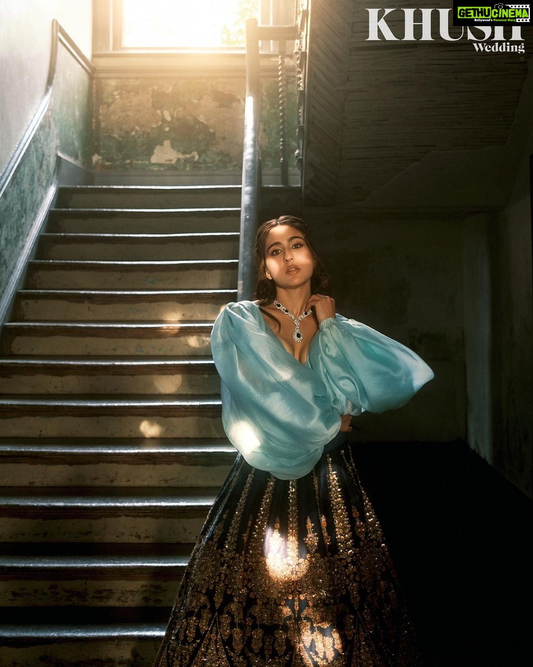 Sara Ali Khan Instagram - Donβt know why ππ»ββοΈ Iβm feeling shy βΊοΈ Anyway just saying hi ππ» Thanks Darshaks bye bye π @khushmag Editor-in-chief: Sonia Ullah (@Sonia_Ullah) Photographer: Vansh Virmani (@VanshVirmani) Wearing: Shyamal & Bhumika (@ShyamalBhumika) Creative Director: Manni Sahota (@ManniSahota_) Fashion Editor: Vikas Rattu (@Vikas_R) Fashion Stylists: Tanishq Malhotra (@TanishqMalhotraa) and Zahra Sarfraz (@ZahraSarfraz) Interview by: Nupur Sarvaiya (@NupurSarvaiya) Makeup: Gini Bhogal (@GiniBhogal) Hair: Christopher Gatt (@ChristopherGattHair) Nails: Jade Ford (@JadeFordLondon) Artist PR: Spice (@SpiceSocial)