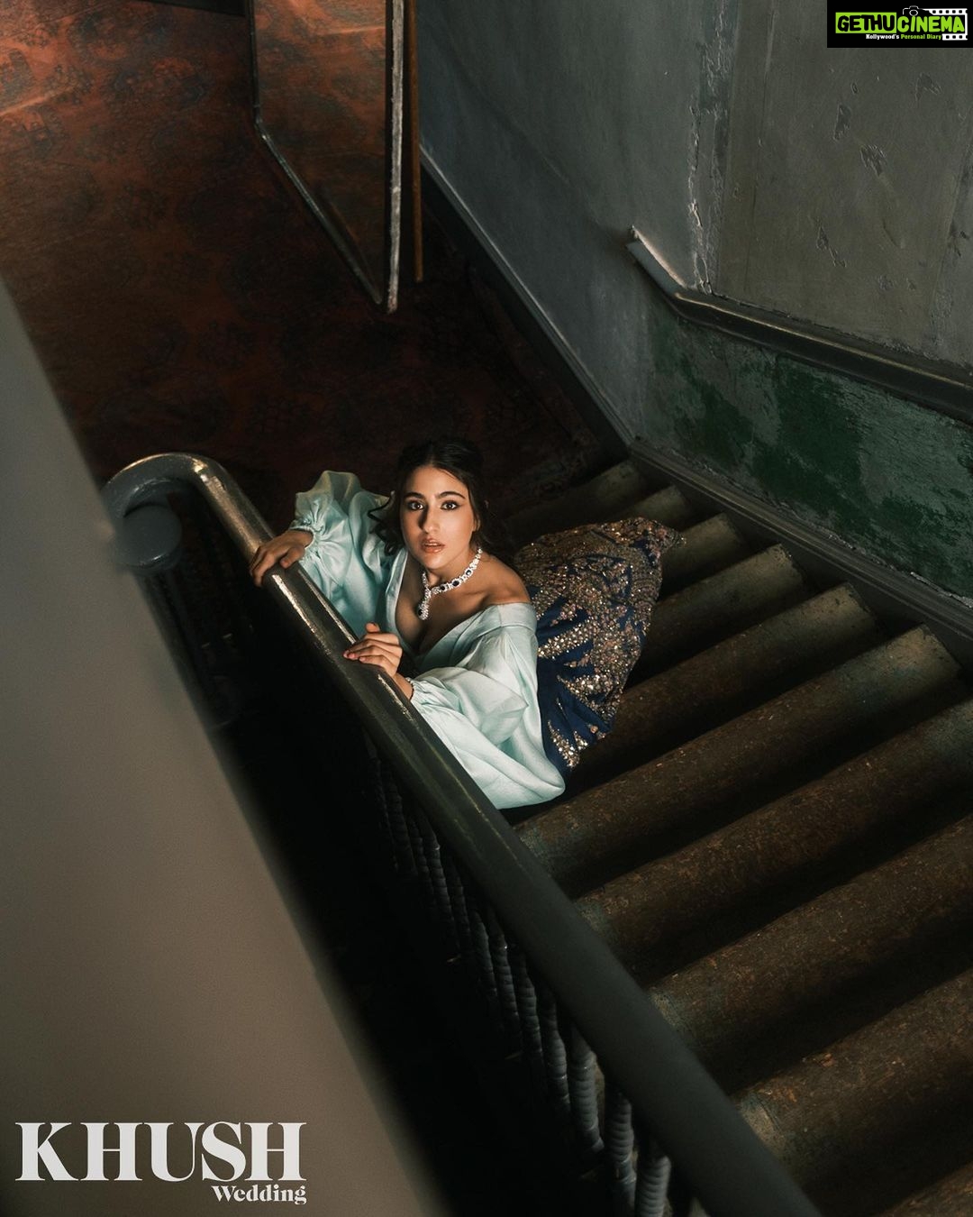 Sara Ali Khan Instagram - Donβt know why ππ»ββοΈ Iβm feeling shy βΊοΈ Anyway just saying hi ππ» Thanks Darshaks bye bye π @khushmag Editor-in-chief: Sonia Ullah (@Sonia_Ullah) Photographer: Vansh Virmani (@VanshVirmani) Wearing: Shyamal & Bhumika (@ShyamalBhumika) Creative Director: Manni Sahota (@ManniSahota_) Fashion Editor: Vikas Rattu (@Vikas_R) Fashion Stylists: Tanishq Malhotra (@TanishqMalhotraa) and Zahra Sarfraz (@ZahraSarfraz) Interview by: Nupur Sarvaiya (@NupurSarvaiya) Makeup: Gini Bhogal (@GiniBhogal) Hair: Christopher Gatt (@ChristopherGattHair) Nails: Jade Ford (@JadeFordLondon) Artist PR: Spice (@SpiceSocial)