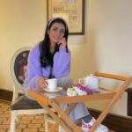 Sarah Khan Instagram – Just chilling with myself! 💜 Saffron D’or Hotels