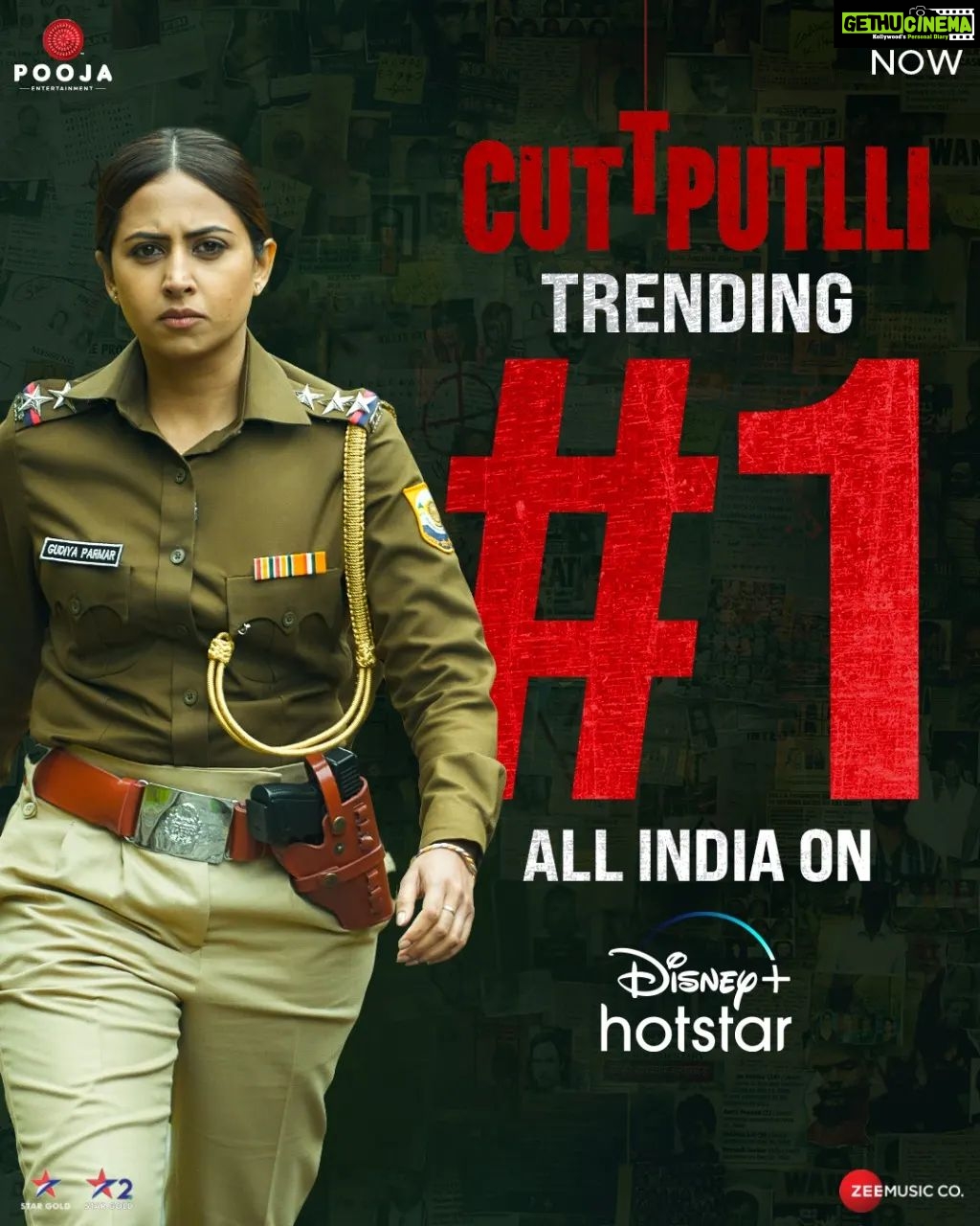 Sargun Mehta Instagram - #Cuttputlli is officially the audience's No.1 choice 💯 Watch it now streaming only on @disneyplushotstar @akshaykumar @VashuBhagnani @rakulpreet @ranjitmtewari @jackkybhagnani @deepshikhadeshmukh @sargunmehta @Imchandrachursingh @ghuggigurpreet @sujithshankers @hrishitaa_bhatt @aseemarrora #RajeevRavi @zeemusiccompany #CuttputlliOnHotstar