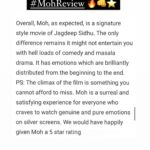 Sargun Mehta Instagram - I have never read a review like this.. thank you thank you so much 🙏🙏 #MOH