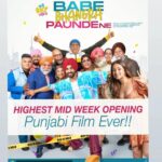 Sargun Mehta Instagram - Wuuuhuuuuuu.. 🕺🕺🕺🕺 EHNA PYAAR WEEKEND TOHN PEHLAN HI ❤️❤️❤️❤️ #BabeBhangraPaundeNe in THEATRES NEAR YOU