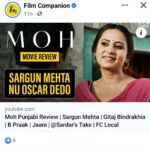 Sargun Mehta Instagram - #MOH IN THEATRES NEAR YOU 🙏🙏🙏