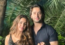 Shaheer Sheikh Instagram - Uff.. jaan pe ban aayi hai… #Runjhun out tomorrow on @drjrecords Stay tuned… @shaheernsheikh @vishalmishraofficial #ShaHina #FriendsForever