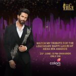 Shahid Kapoor Instagram - Watch my special tribute to the legend of the disco world, #BappiLahiri, on 25th June, only on Colors, 8 PM onwards! #IIFAonColors #iifa2022 @colorstv @iifa