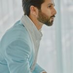 Shahid Kapoor Instagram - A true blue coffee lover… Shot by: @mayank_mudnaney Outfit: @gauravguptaofficial Shoes: @louboutinworld Styled by: @theanisha Assistant: @keyurisangoi Dress team: @thebombaydressman Makeup: @james_gladwin_ @mahendra.kanojia Hair by: @aalimhakim Hair assistant: @shahrukhshaikh9519 Managed by: @chanchal_dsouza Digital agency: @59thparallel Security: @parvez_pzee