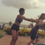 Shakti Mohan Instagram - H🎈A🎈P🎈P🎈Y 🎂 Birthday @muktimohan C'mon grow up now 👻😆🤣 How I #bareyou 🙈 . What's this song @kmohan12 😍 💦