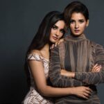 Shakti Mohan Instagram - Sun and Moon Silence and Smile Power and Passion #BareYou @muktimohan @nikhilshenoyphoto @neerajnavare.makeupartist @shabnam1014 @ankitabbanerjee Outfit @mad.glam @jagtap721 @nrityashakti