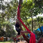 Shakti Mohan Instagram - Awe-Summerrrr 🌴 So much fun hanging out ☀️ ⚠️ Do not try this without a professional… Thank you @paras.sharma for this super exciting session🐒